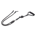 Dual Dog Leash Tangle-Free Cushioned Handle Quick-Lock