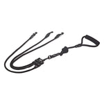 Dual Dog Leash Tangle-Free Cushioned Handle Quick-Lock