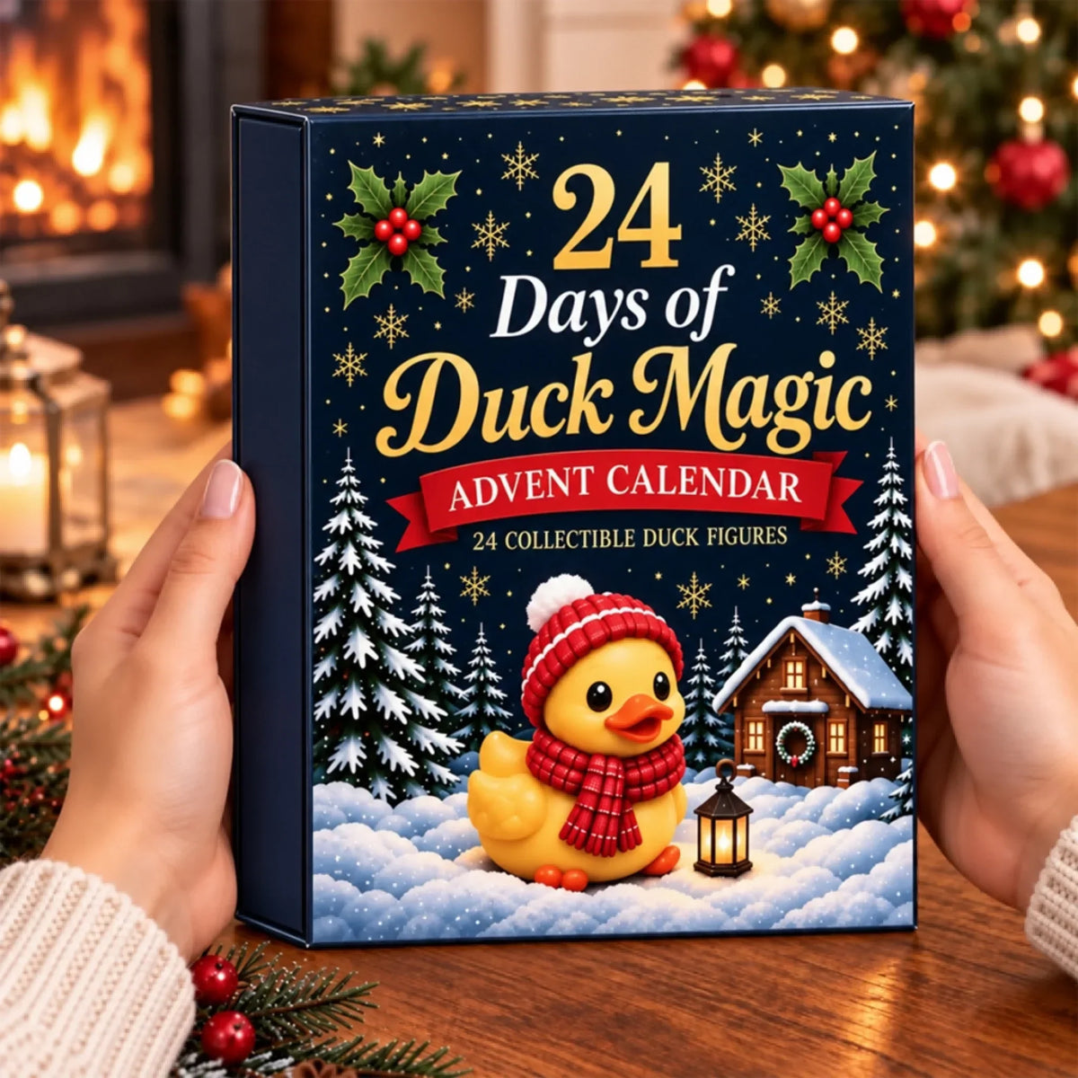 Duck Advent Calendar 24 Collectible Figures Festive Costumes