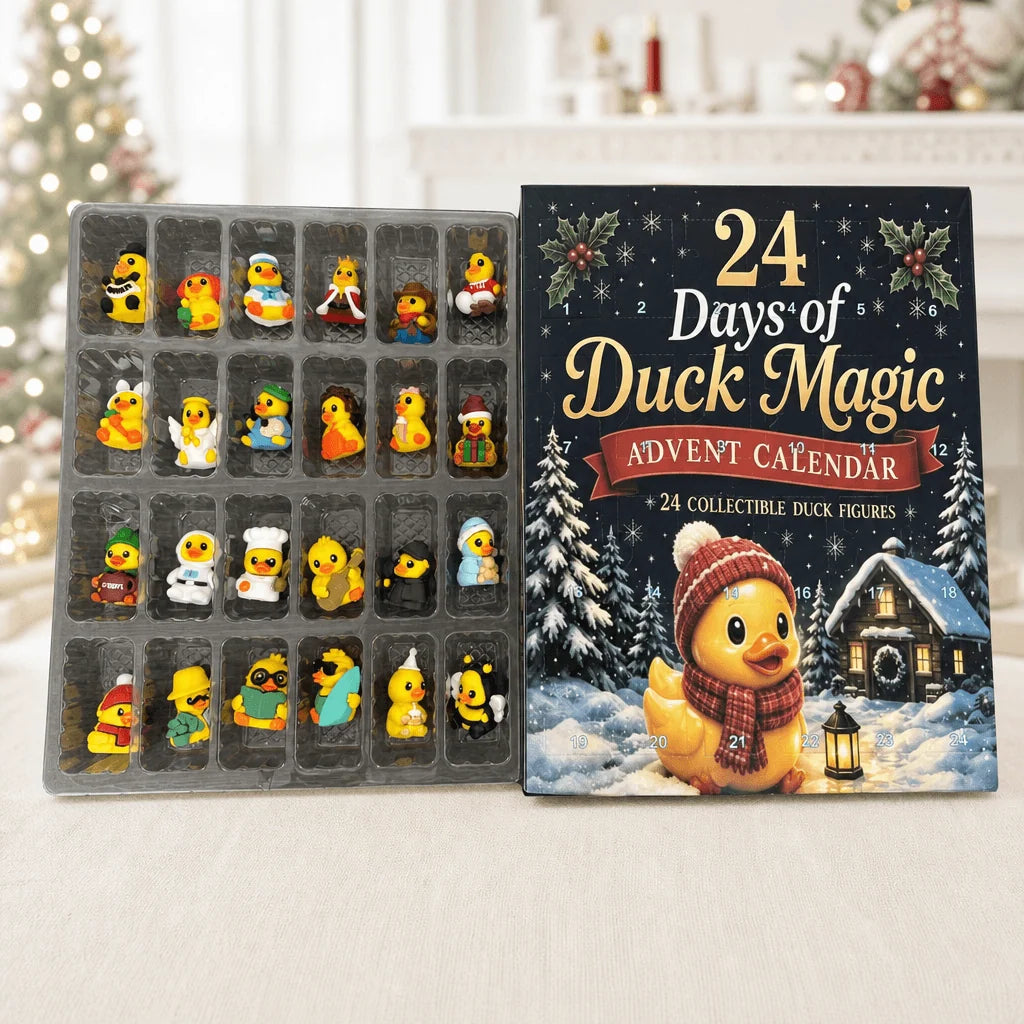 Duck Advent Calendar 24 Collectible Mini Figures