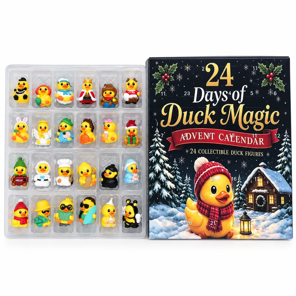 Duck Advent Calendar 24 Collectible Mini Figures