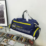 Duffel Bag Large Capacity Multi-Compartment Water-Resistant Fabric