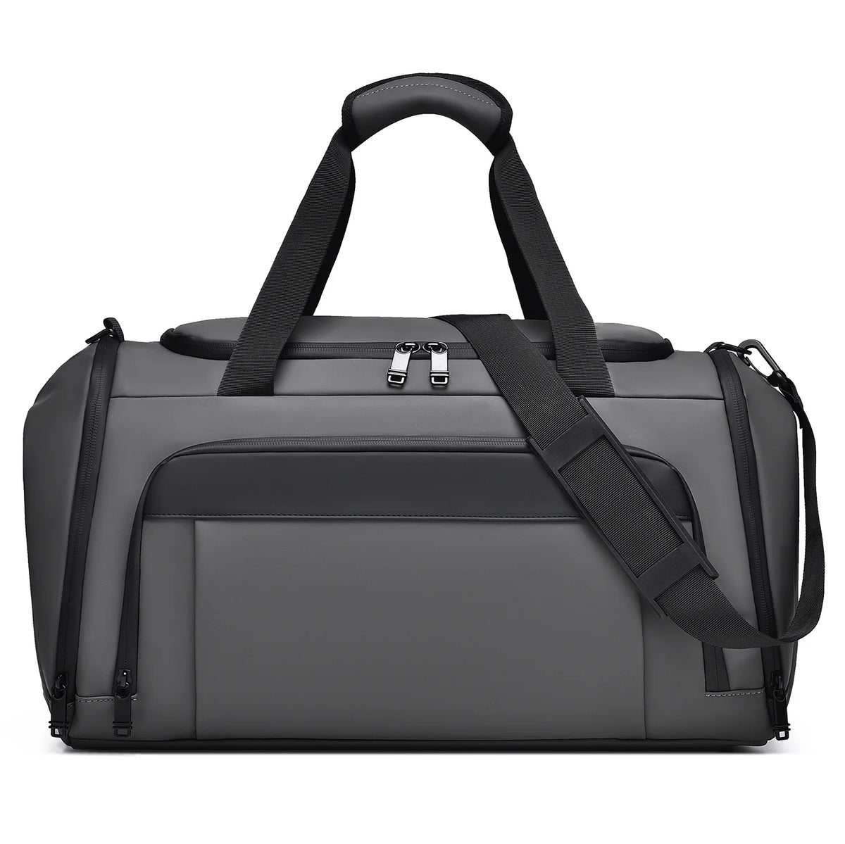Duffel Bag Large Capacity Multiple Pockets Detachable Strap