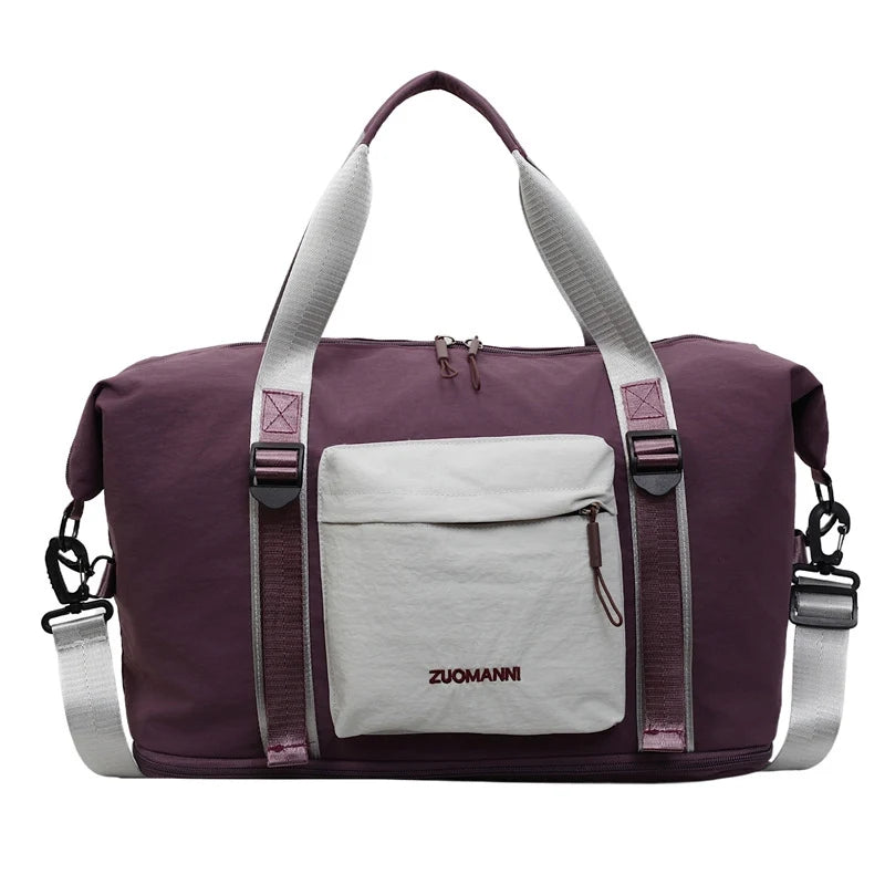 Duffel Bag Lightweight Durable Multiple Pockets & Adjustable Strap