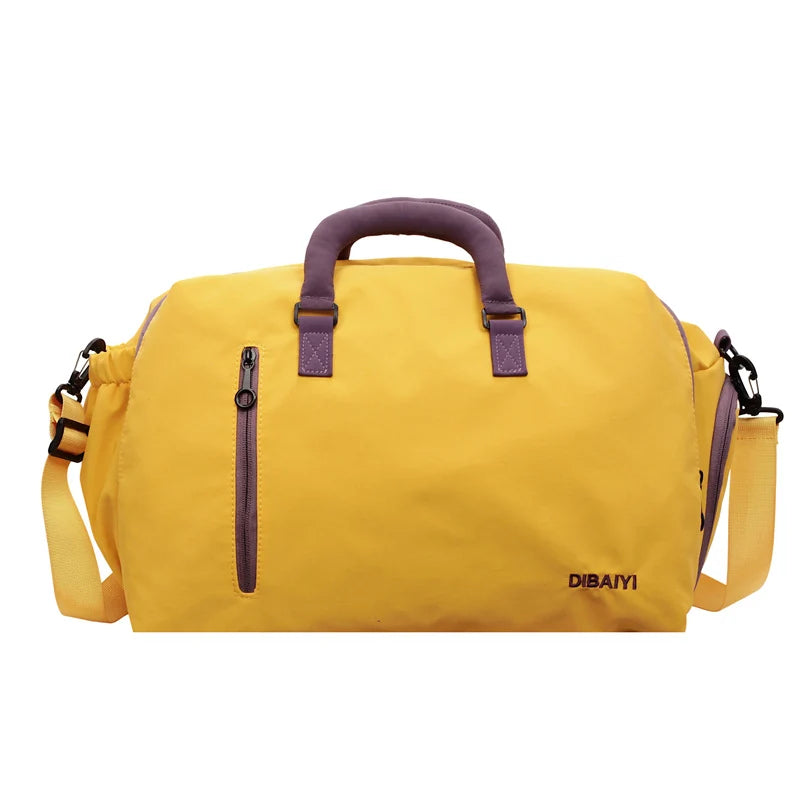 Duffel Bag Lightweight Water-Resistant Multiple Pockets