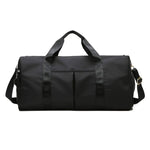 Duffel Bag Multi-Pocket & Shoe Compartment Water-Resistant Fabric