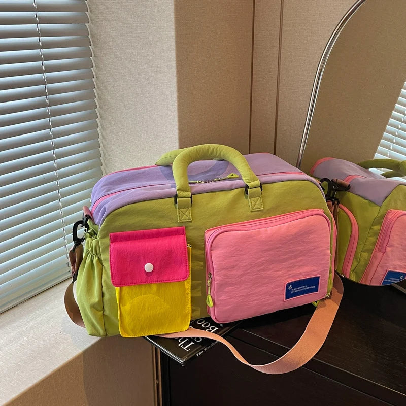 Duffel Bag Multi-Pocket Spacious Durable Fabric