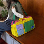 Duffel Bag Multi-Pocket Spacious Durable Fabric