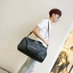Duffel Bag Separate Shoe Compartment Durable Fabric