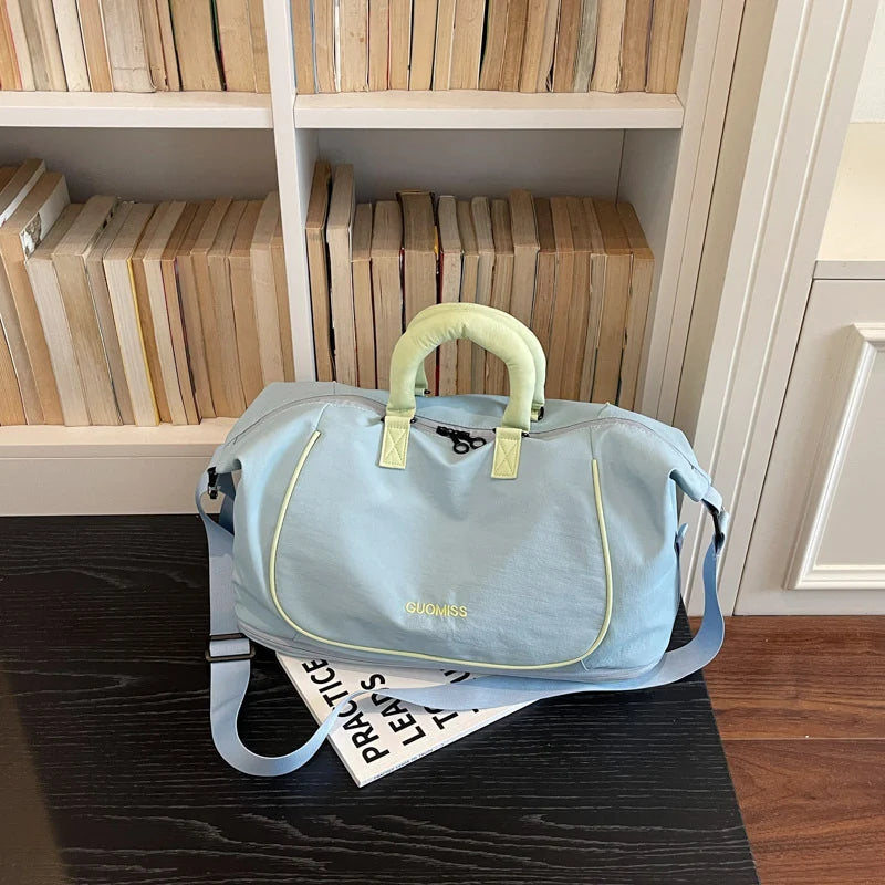 Duffel Bag Spacious Multi-Pocket Lightweight Adjustable Strap