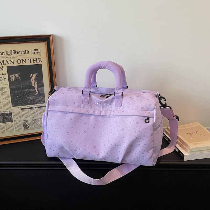Duffel Bag Spacious Multi-Pocket Removable Shoulder Strap