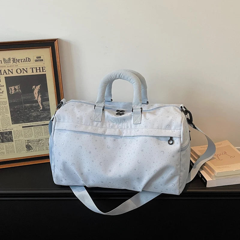 Duffel Bag Spacious Multi-Pocket Removable Shoulder Strap