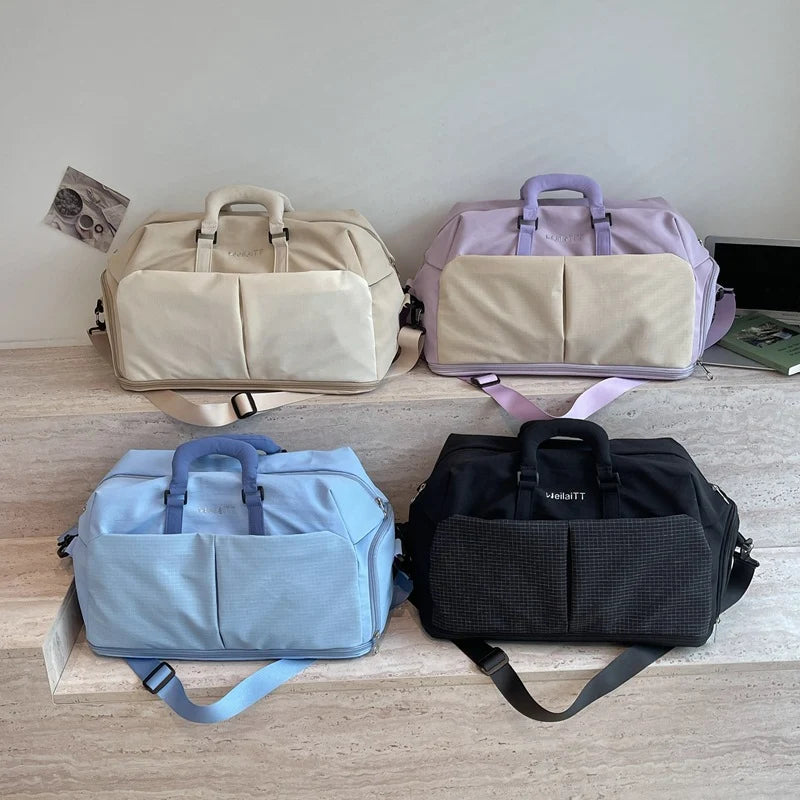 Duffel Bag Spacious Multiple Pockets & Adjustable Strap