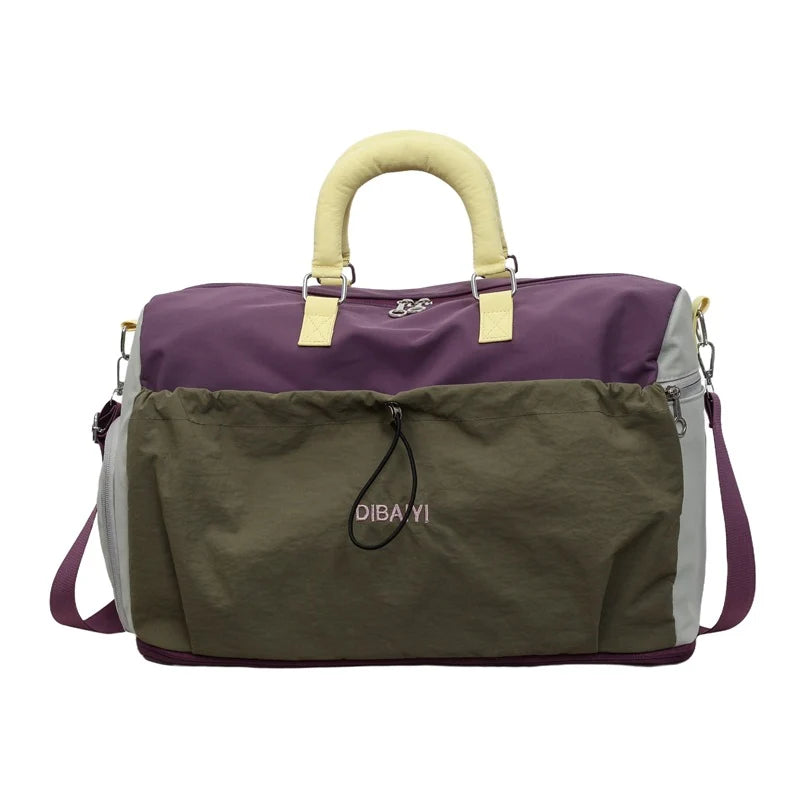 Duffel Bag Spacious Water-Resistant Padded Handles & Adjustable Strap