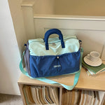 Duffel Bag Spacious Water-Resistant Padded Handles & Adjustable Strap