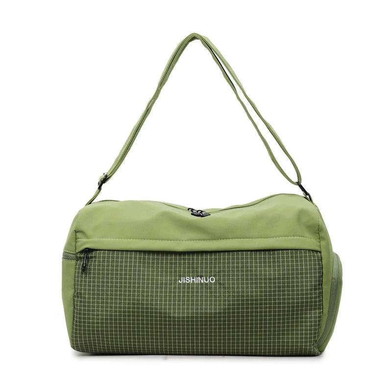 Duffel Bag Spacious Water-Resistant Shoulder Strap & Top Handles
