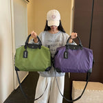 Duffel Bag Spacious Wear-Resistant Fabric Handles & Adjustable Strap