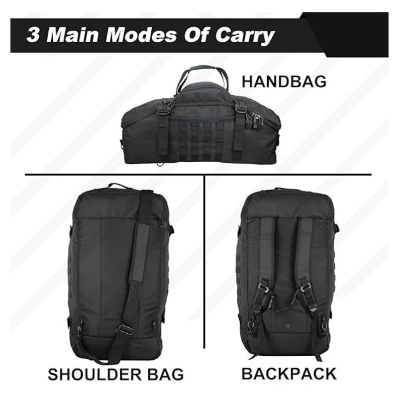Duffel Bag Tactical Multi-Compartment Durable Fabric