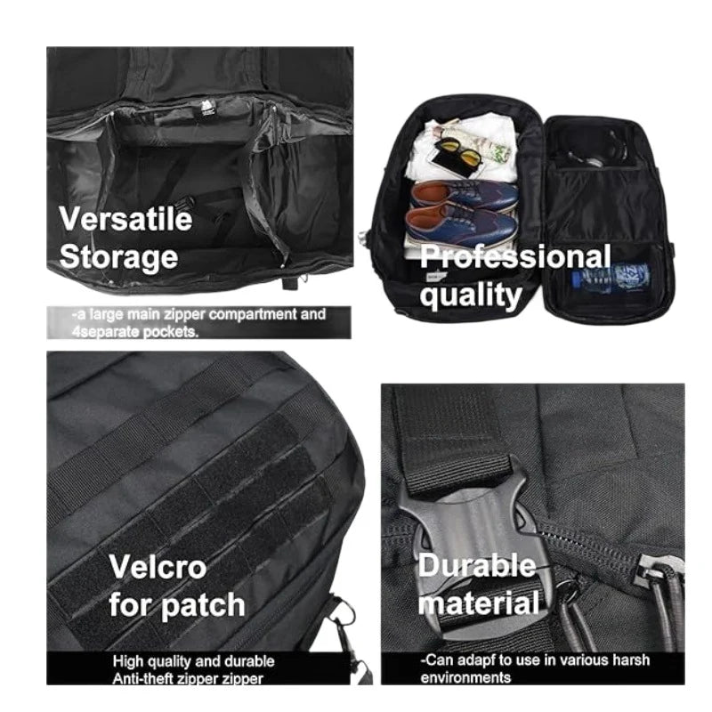 Duffel Bag Tactical Multi-Compartment Durable Fabric
