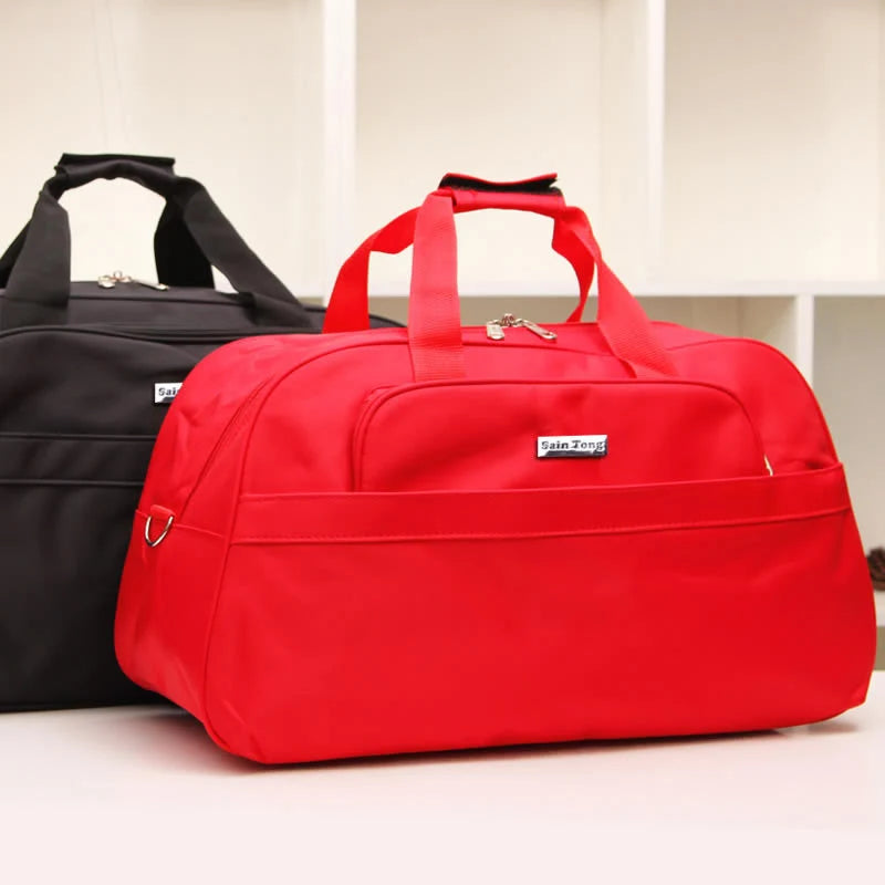 Duffel Bag Tear-Resistant Fabric Multiple Compartments