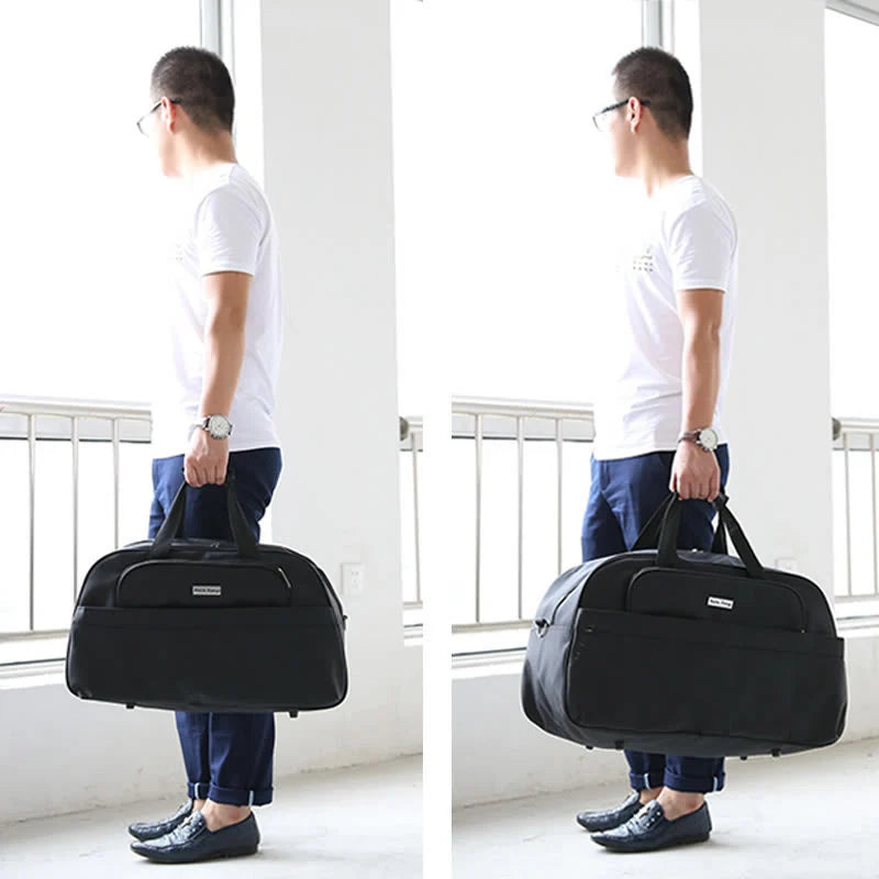 Duffel Bag Tear-Resistant Fabric Multiple Compartments