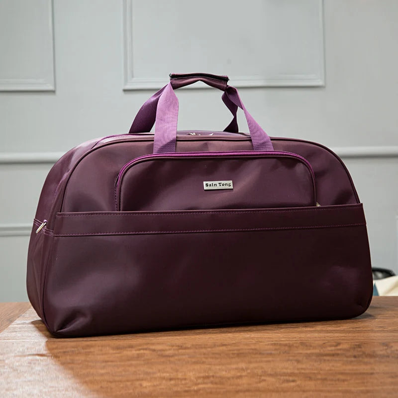 Duffel Bag Tear-Resistant Fabric Multiple Compartments