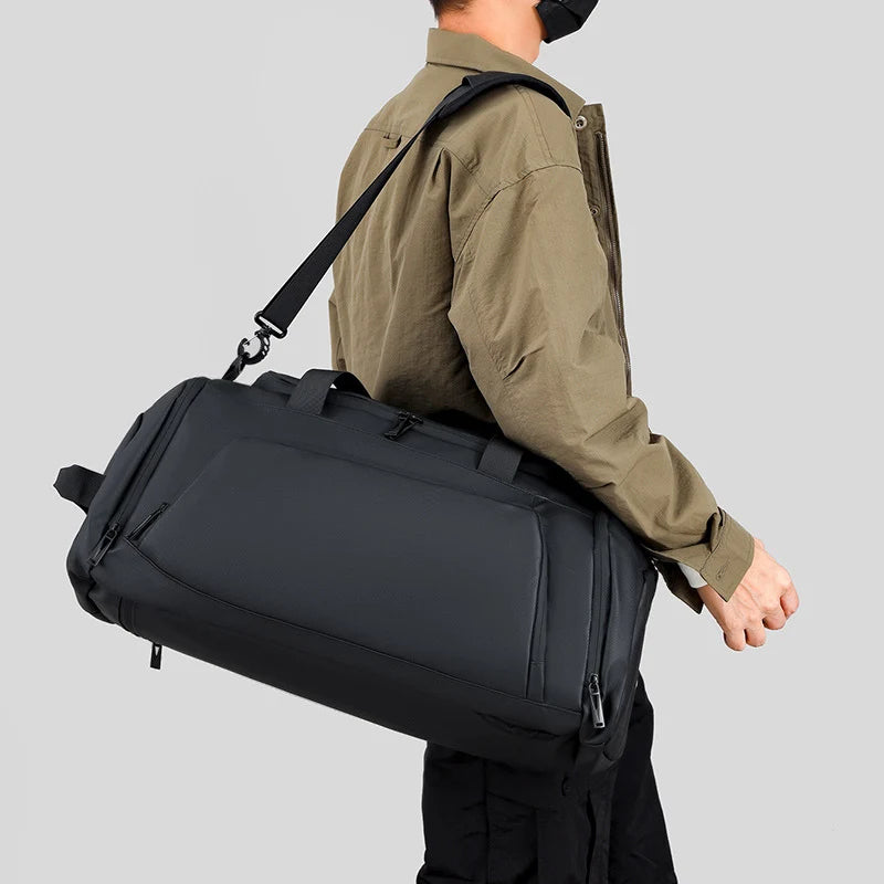 Duffel Bag Tear-Resistant & Water-Repellent Multiple Pockets