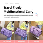 Duffel Bag Water-Repellent With Separate Shoe Compartment & Multiple Pockets