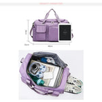 Duffel Bag Water-Repellent With Separate Shoe Compartment & Multiple Pockets