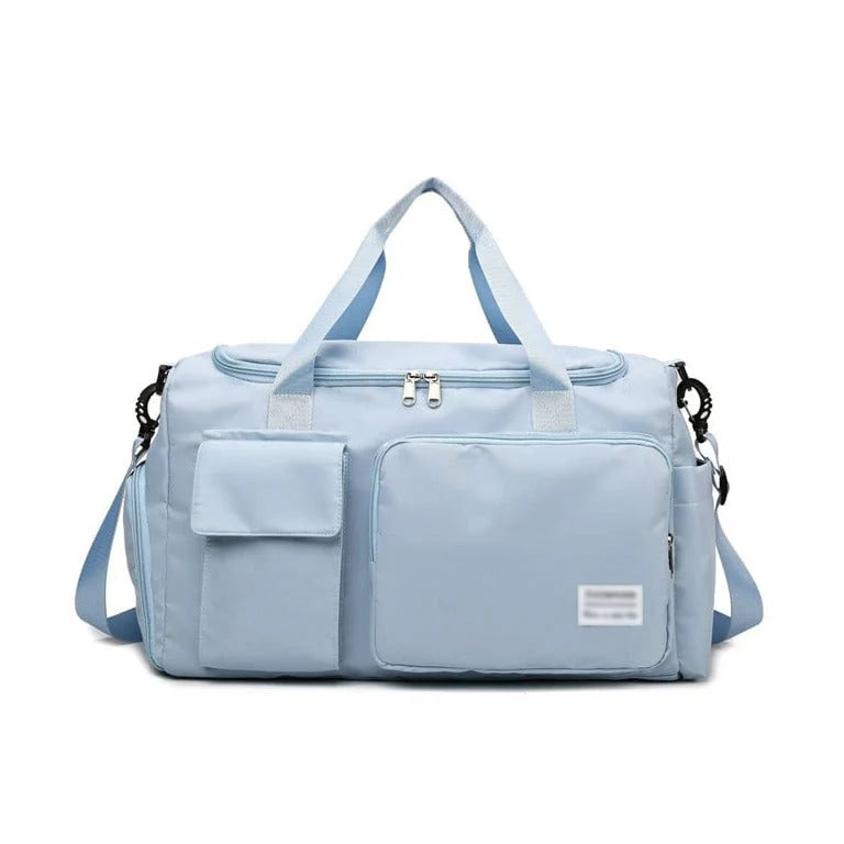 Duffel Bag Water-Repellent With Separate Shoe Compartment & Multiple Pockets