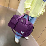 Duffel Bag Water-Repellent With Separate Shoe Compartment & Multiple Pockets