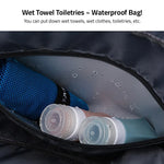 Duffel Bag Water-Repellent With Separate Shoe Compartment & Multiple Pockets