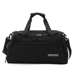 Duffel Bag Water-Resistant Multi-Compartment Adjustable Strap & Padded Handles