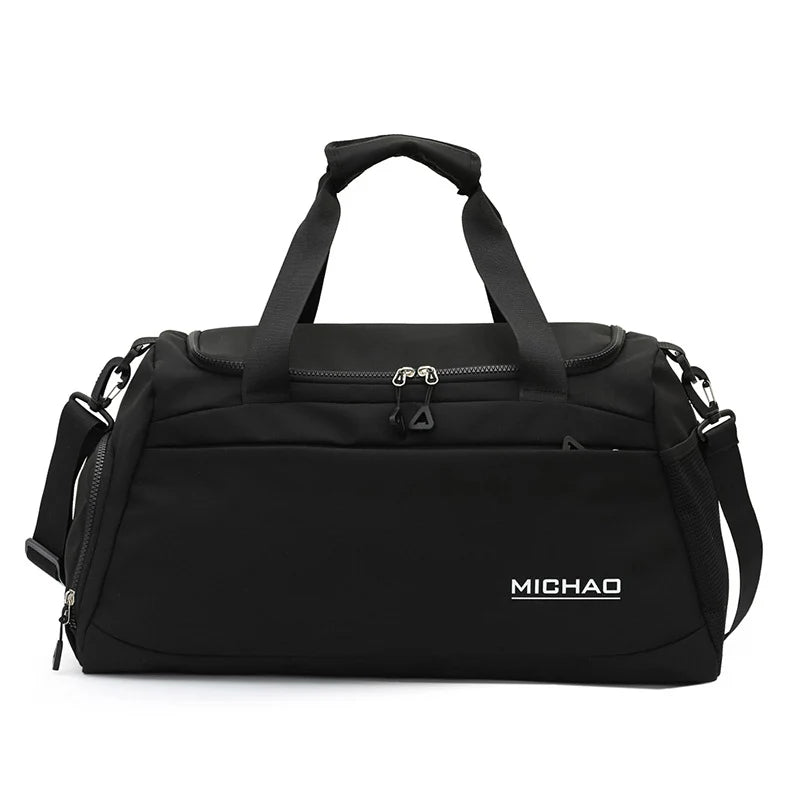 Duffel Bag Water-Resistant Multi-Compartment Adjustable Strap & Padded Handles