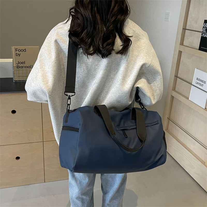 Duffel Bag Water-Resistant Multiple Compartments & Adjustable Shoulder Strap