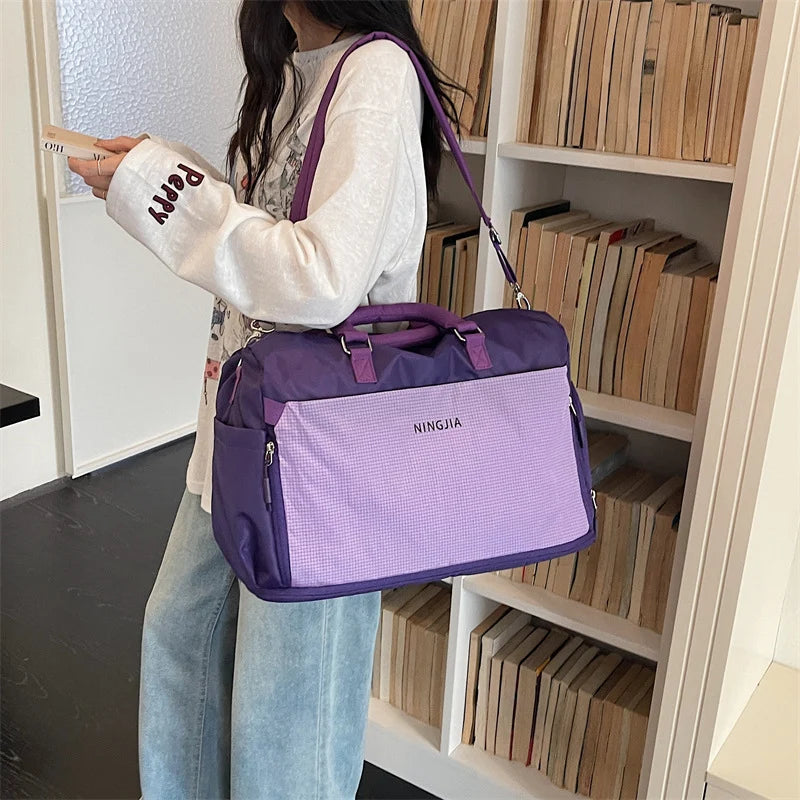 Duffel Bag Water-Resistant Multiple Compartments & Shoe Pocket