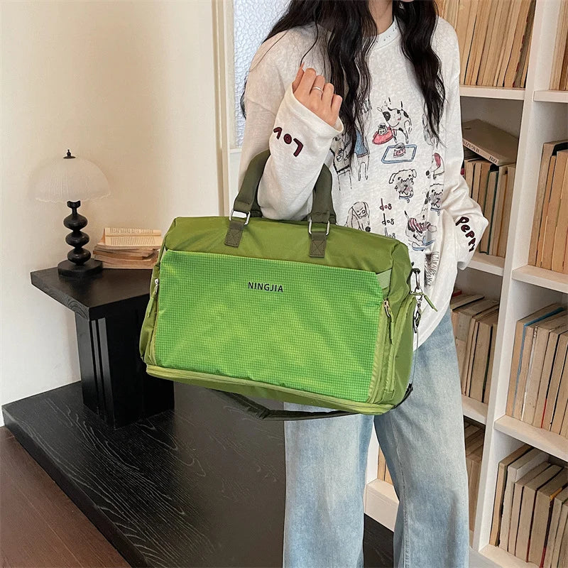 Duffel Bag Water-Resistant Multiple Compartments & Shoe Pocket