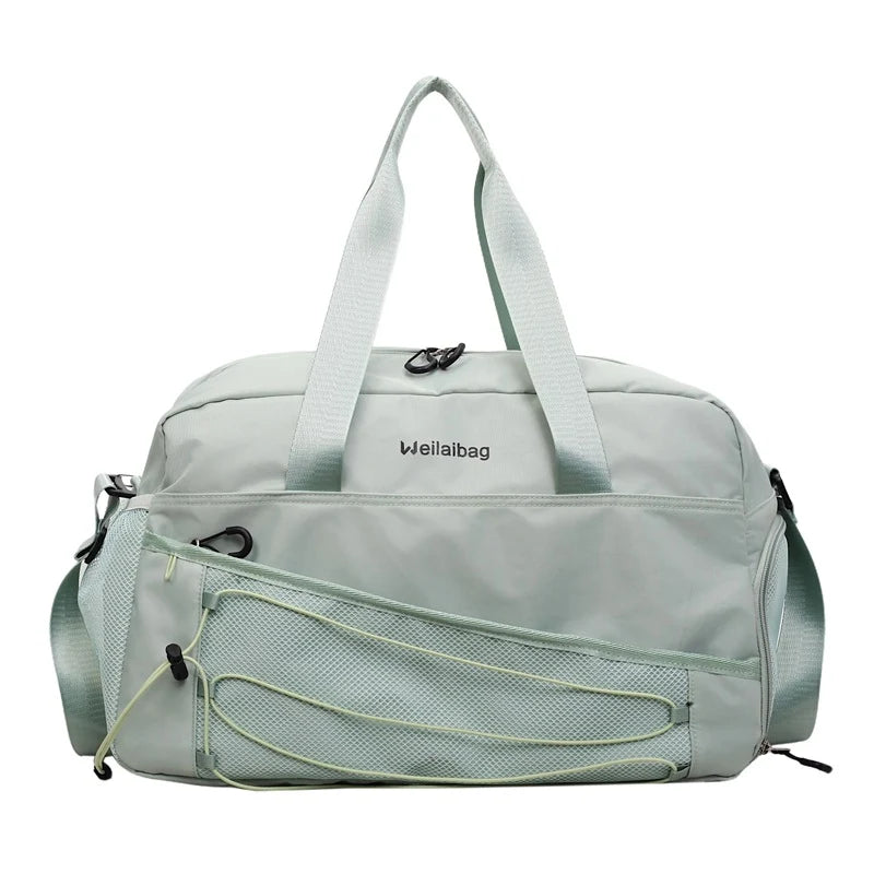 Duffel Bag Water-Resistant Multiple Pockets Adjustable Shoulder Strap