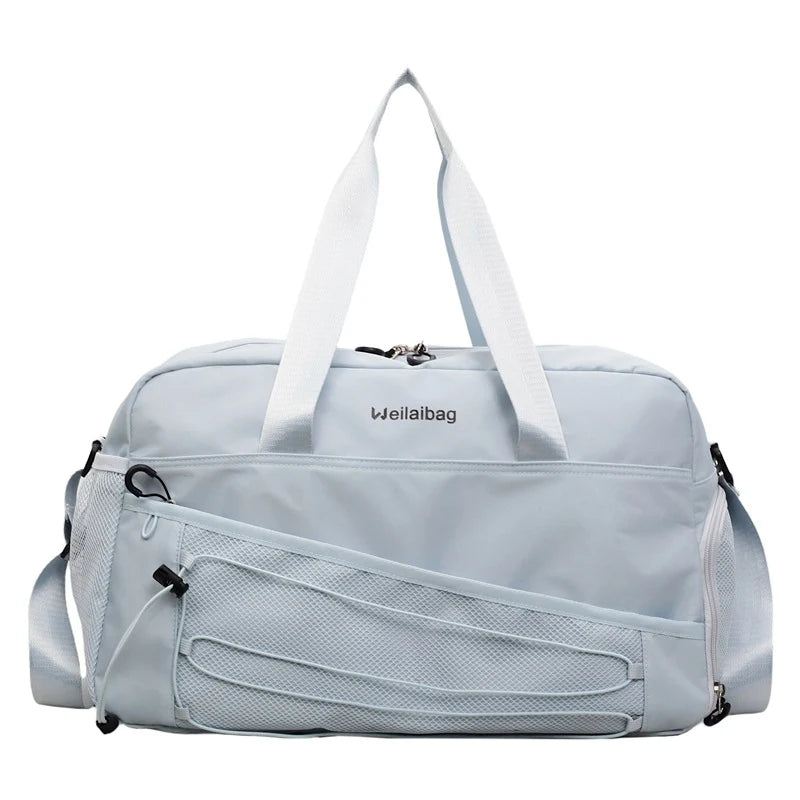 Duffel Bag Water-Resistant Multiple Pockets Adjustable Shoulder Strap