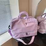 Duffel Bag Water-Resistant Multiple Pockets & Detachable Strap