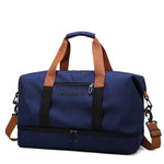 Duffel Bag Water-Resistant Multiple Pockets Padded Handles