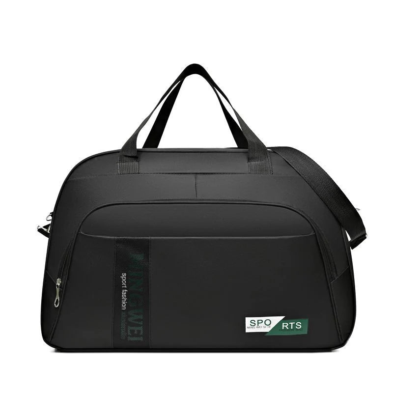 Duffel Bag Water-Resistant Multiple Pockets & Removable Strap