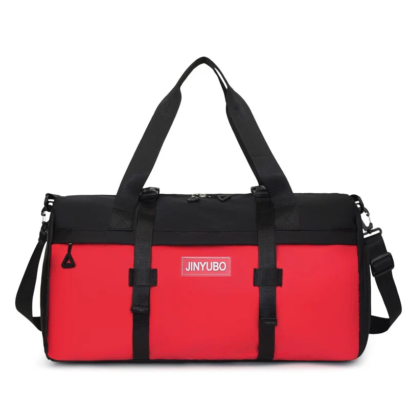 Duffel Bag Water-Resistant Nylon Padded Straps & Dual Handles