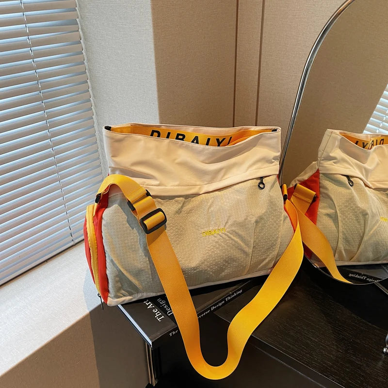 Duffel Bag Weather-Resistant Spacious Interior & Multiple Pockets
