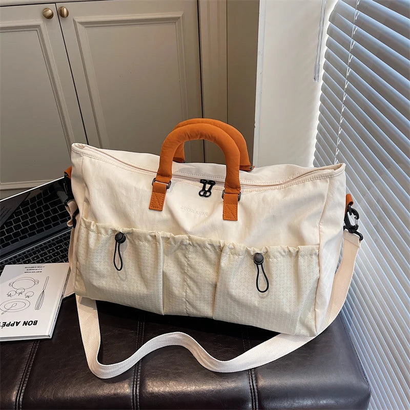 Duffel Bag Weather-Resistant Spacious Padded Handles & Adjustable Strap