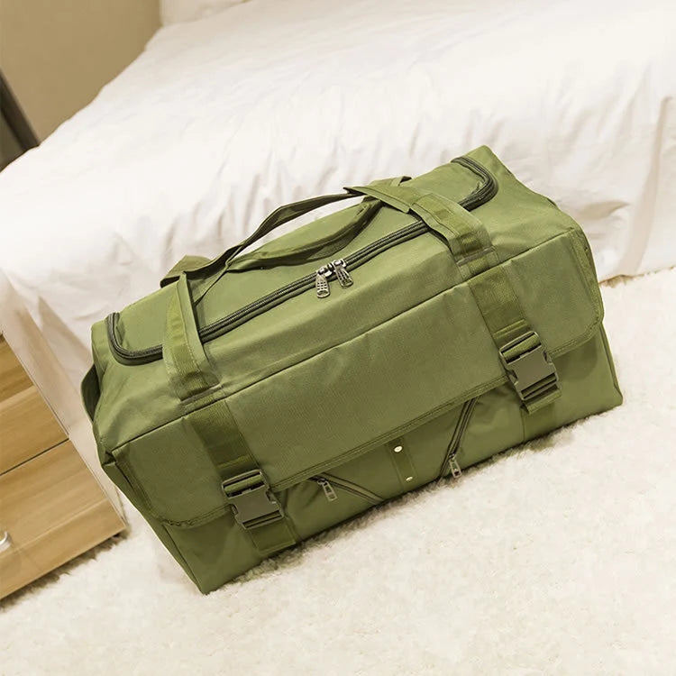 Duffel Bag Weather-Resistant Spacious Shoulder Strap & Hand Grips