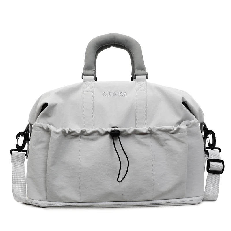 Duffle Bag Adjustable Strap Water-Resistant Multiple Pockets