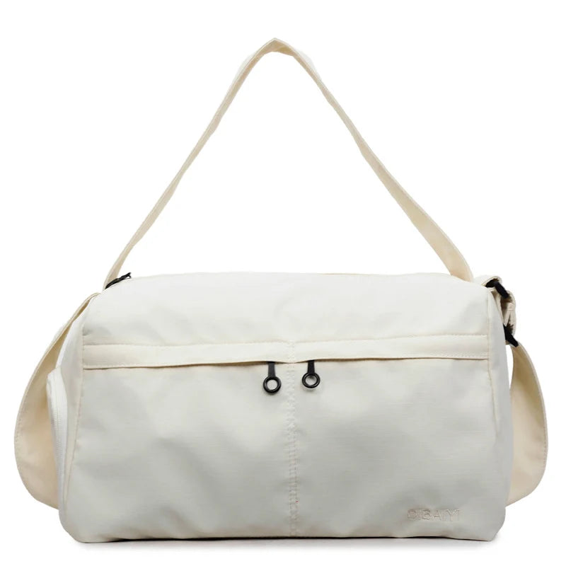Duffle Bag Compact Stowable Water-Resistant Polyester Multiple Pockets
