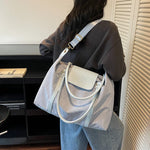 Duffle Bag Compression Sides Durable Fabric & Adjustable Strap