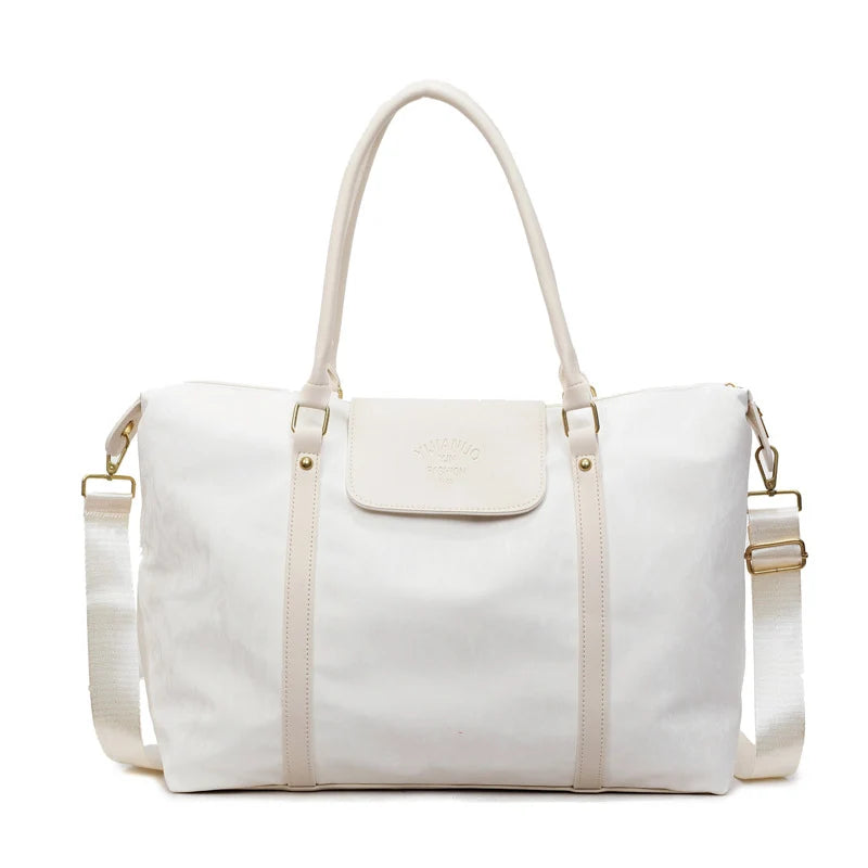 Duffle Bag Compression Sides Durable Fabric & Adjustable Strap